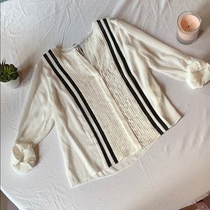 Alice + Olivia silk blouse - size Small